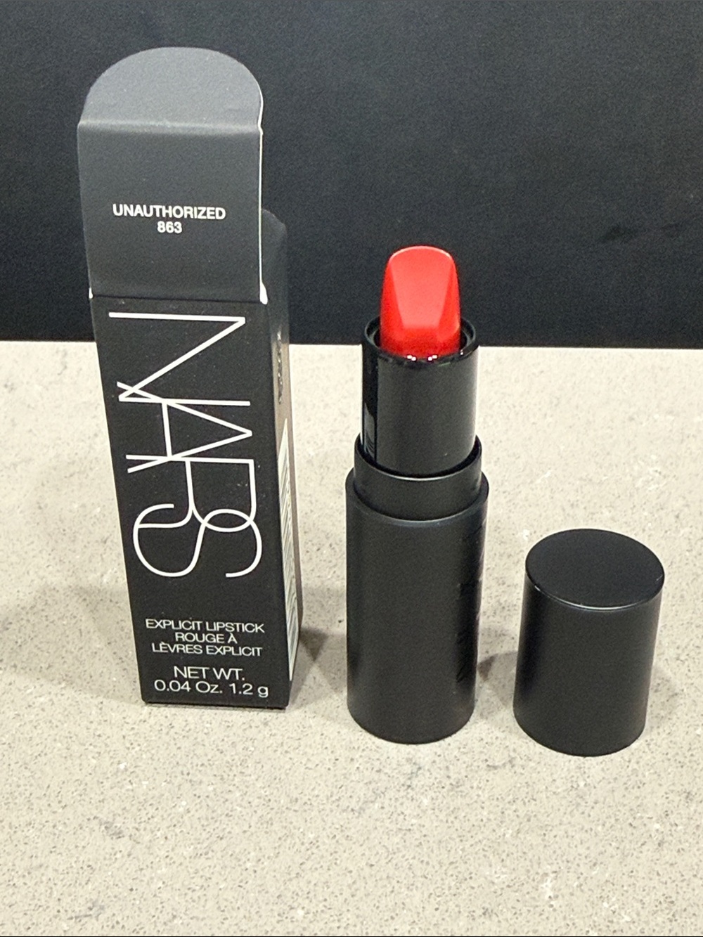 NARS Explicit Lipstick #863 Unauthorized , Mini Size, new/unused
